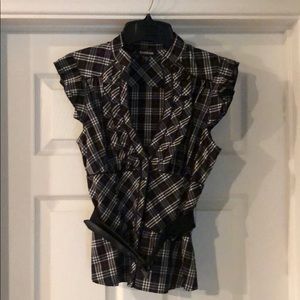 BeBe plaid shirt